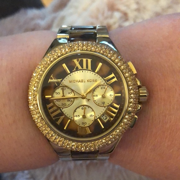 Michael Kors Gold/Tortoise shell - Picture 5 of 8